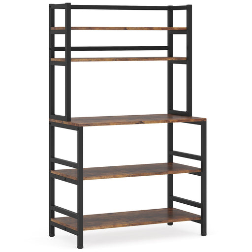Kitchen Baker's Rack, 6 Tier Storage Cabinet with Power OutletDefault Title