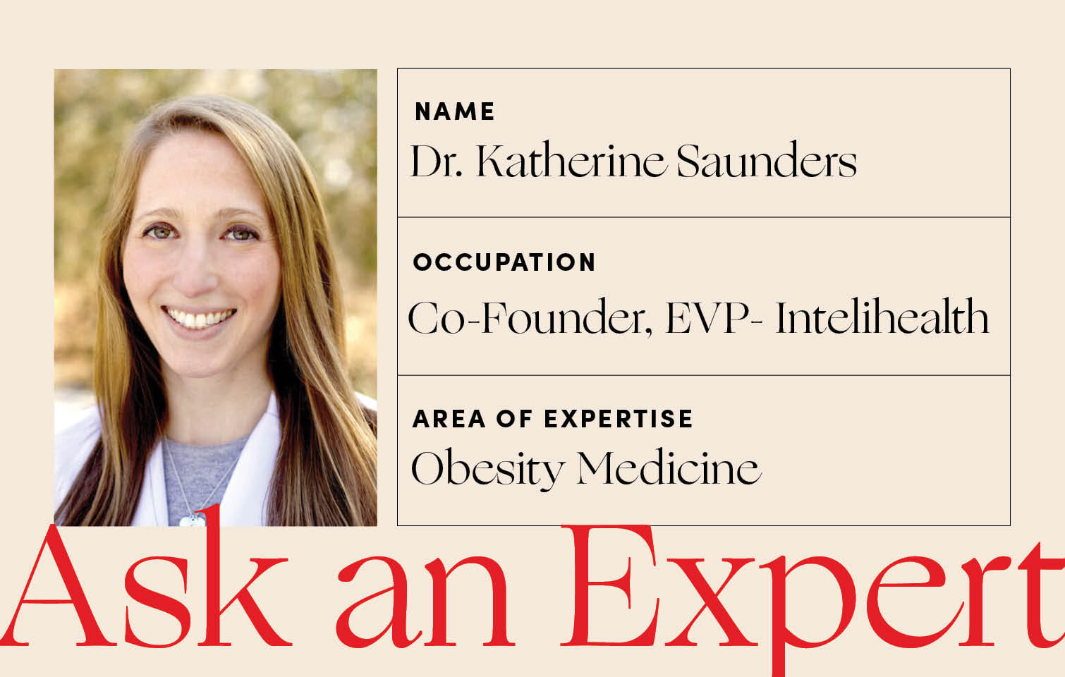 Dr. Katherine Saunders, Obesity Expert, Talking Menopause