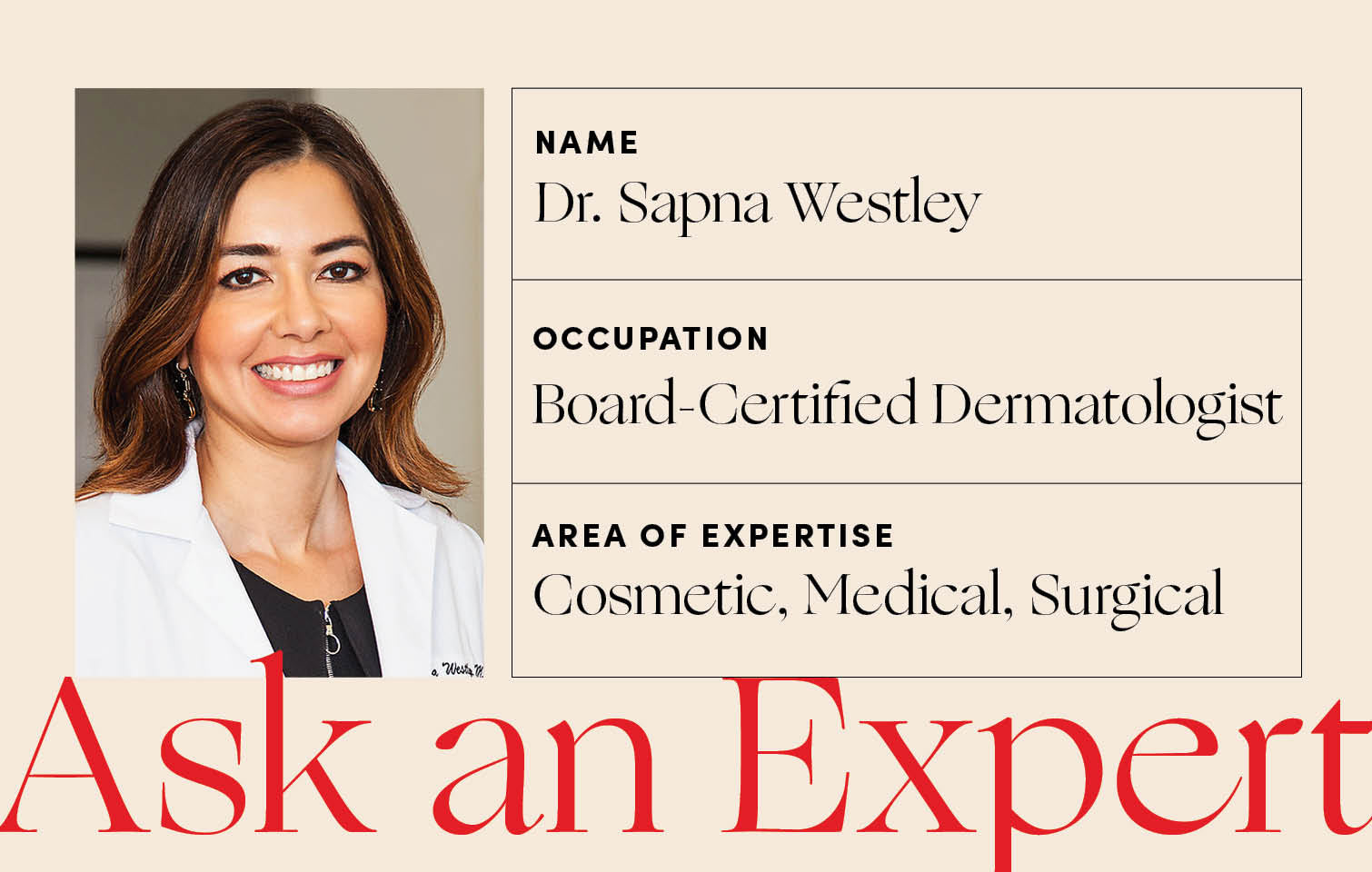 Dermatologist Dr. Sapna Westley on skin in menopause