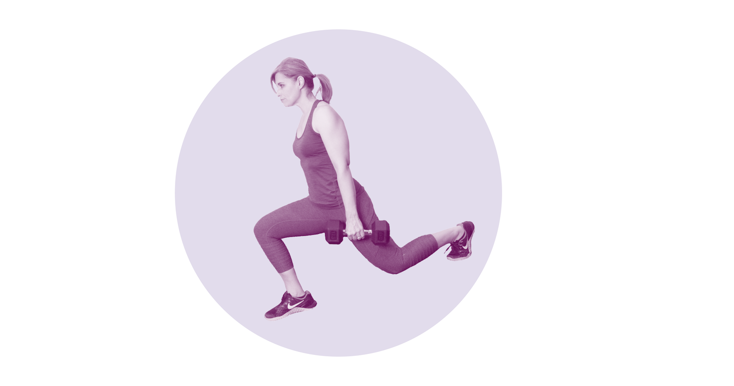 Lunge exercise in menopause