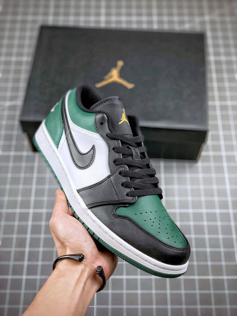 air jordan low green toe