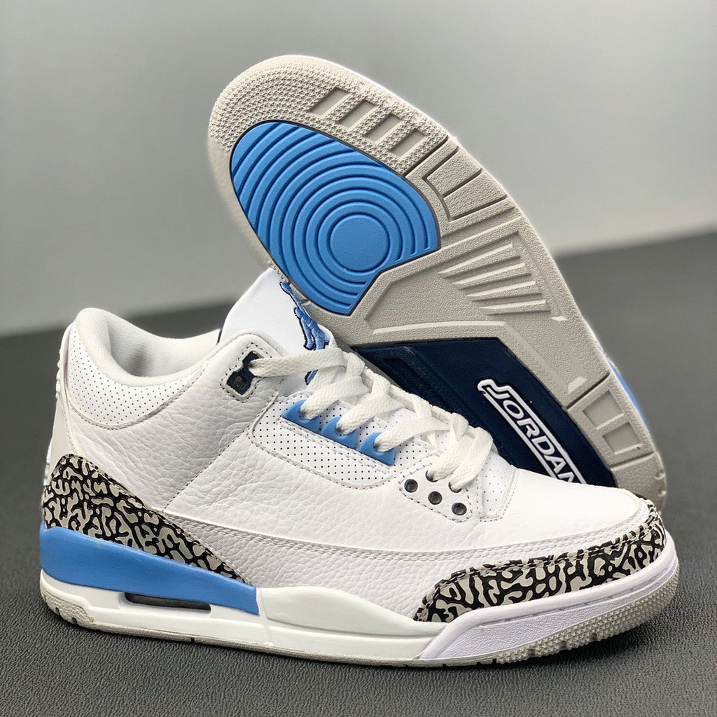 jordan retro 3 unc