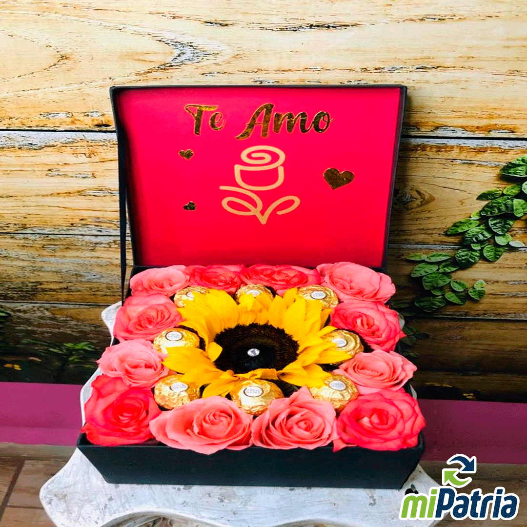 Flowerbox caja cuadrada – Mi Patria