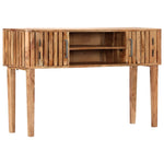 ZNTS Console Table 120x35x76 cm Solid Acacia Wood 282741