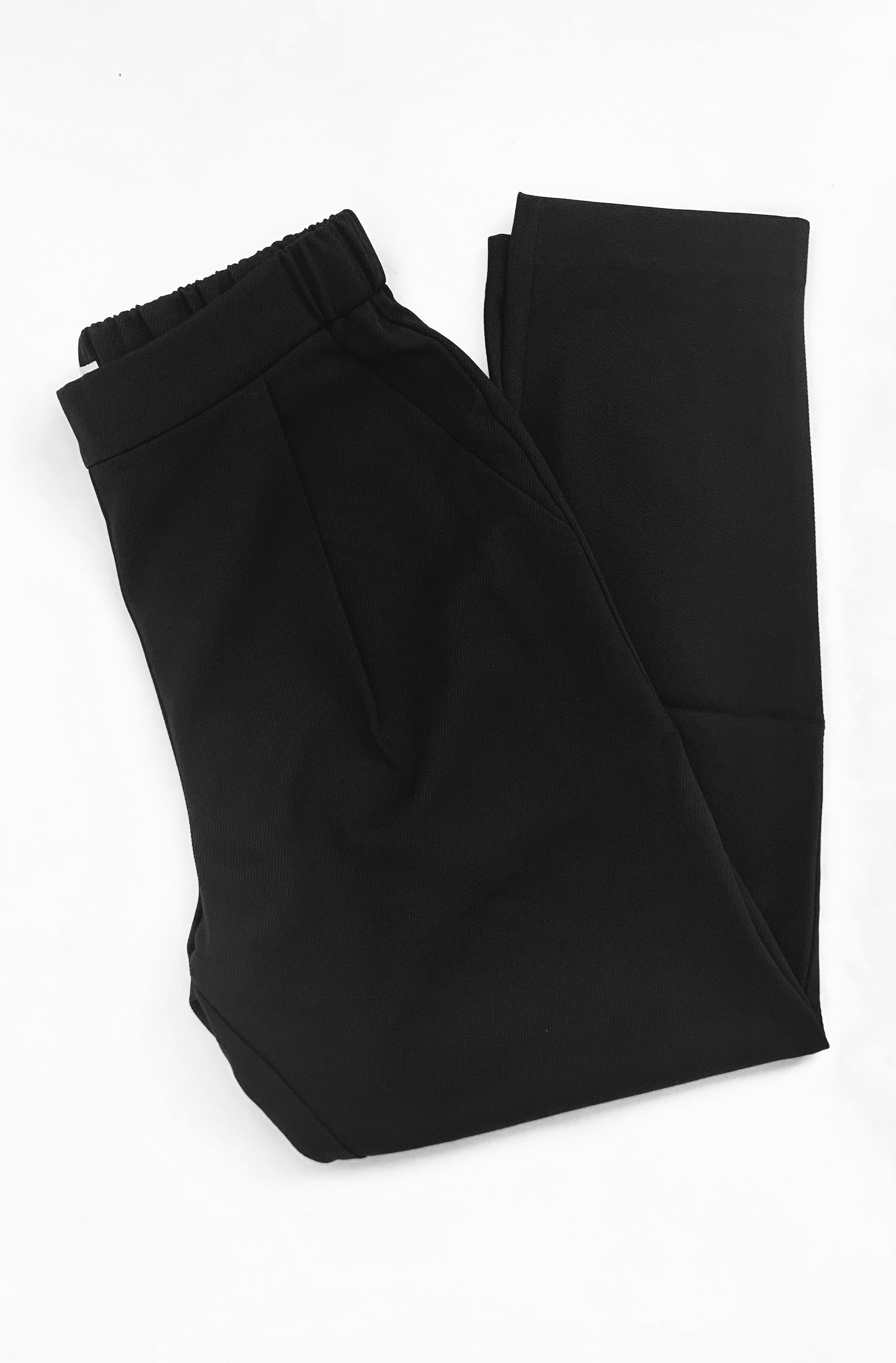 Black slack pants