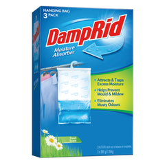 DampRid Hanging Moisture Absorber 3Pk 1.19kg Fresh Scent FG83K