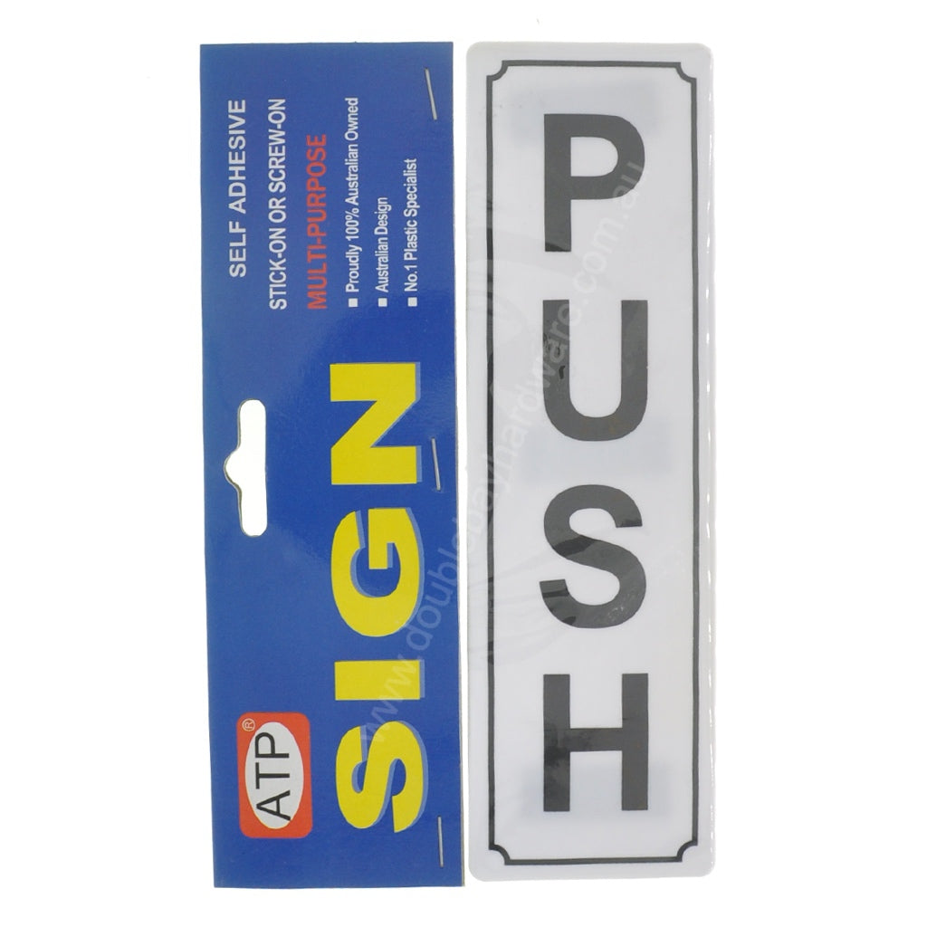 Sandleford Push Self-adhesive Sign 100 x 50mm