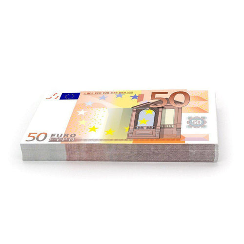 EIGHT4TWO® 100 x 20 € Argent Jouet - Billets de 20 Euros Faux à 125 %