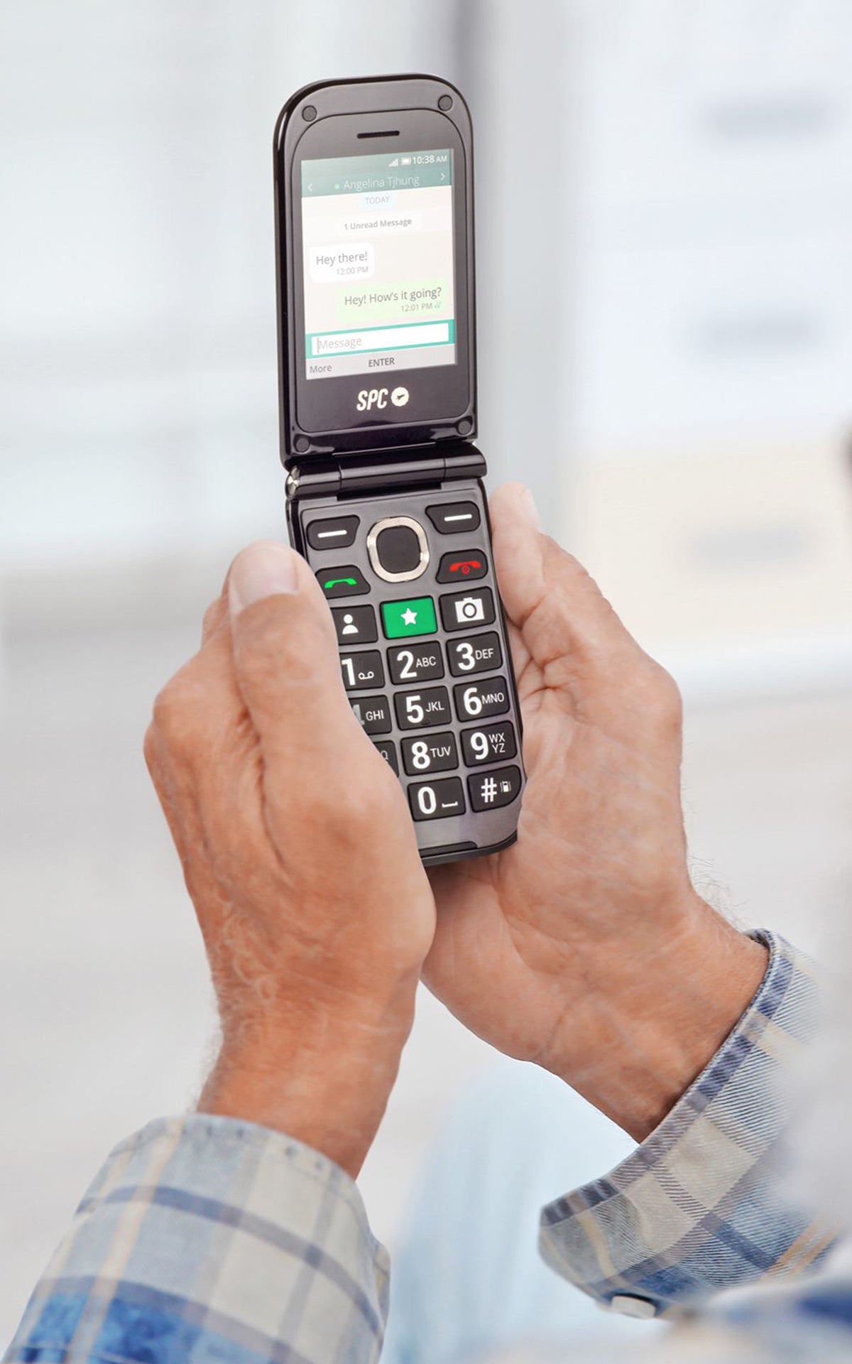 SPC Jasper 2 4G: así es el móvil para mayores con el que podrán utilizar  WhatsApp