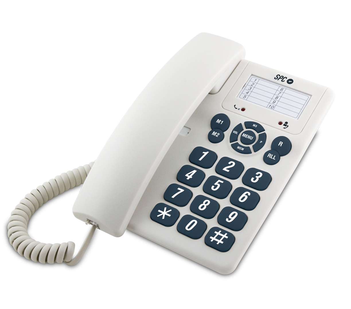 SPC Comfort Numbers 2 – Téléphone Fixe Senior avec Grandes Touches, 3  mémoires directes avec Photo, Volume très élevé, Compatible avec Les  appareils auditifs, Signal Lumineux, Filaire et Mural : : Hygiène  et Santé