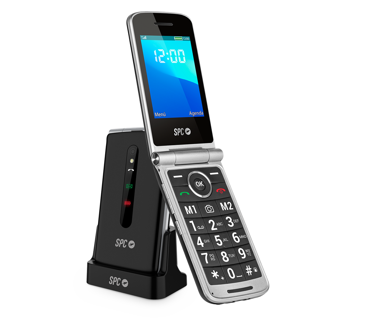 Teléfono Móvil Spc Zeus 4G Para Personas Mayores/ Negro - Móviles
