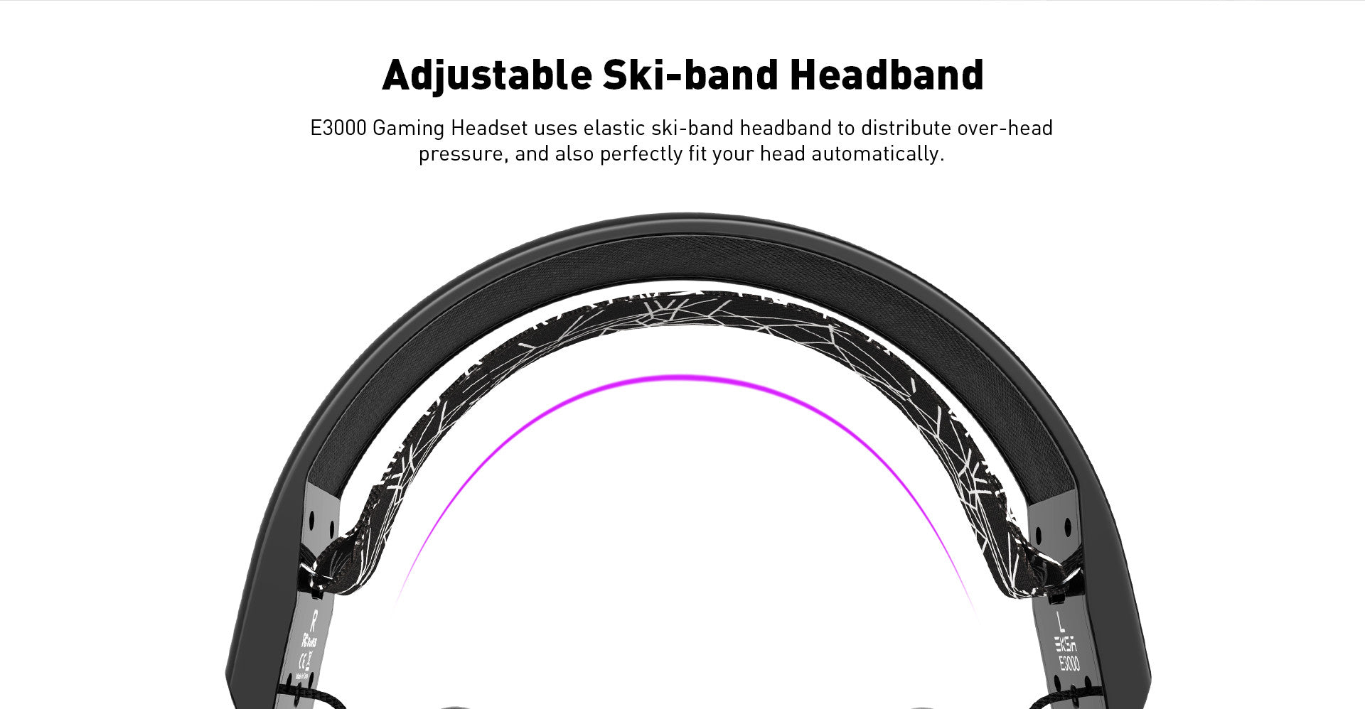 EKSA E3000 Gaming Headset with RGB light