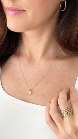 Unique diamond necklace crafted by Amanda Hagerman. 