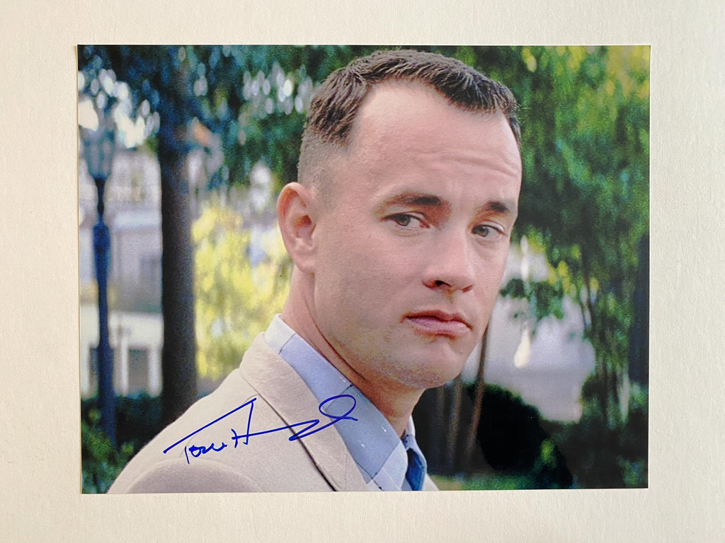 TOM HANKS autgraphed Forrest Gump 11x14 photo – The Signature Library