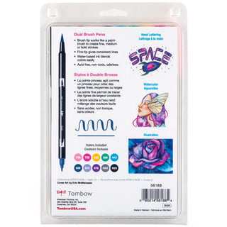 Tombow 10ct Dual Brush Pen Art Markers - Tropical