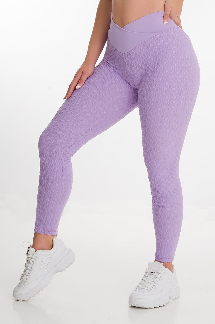 Pink Soda Sport Women's Double Sculpting Tights / Sweet Lilac