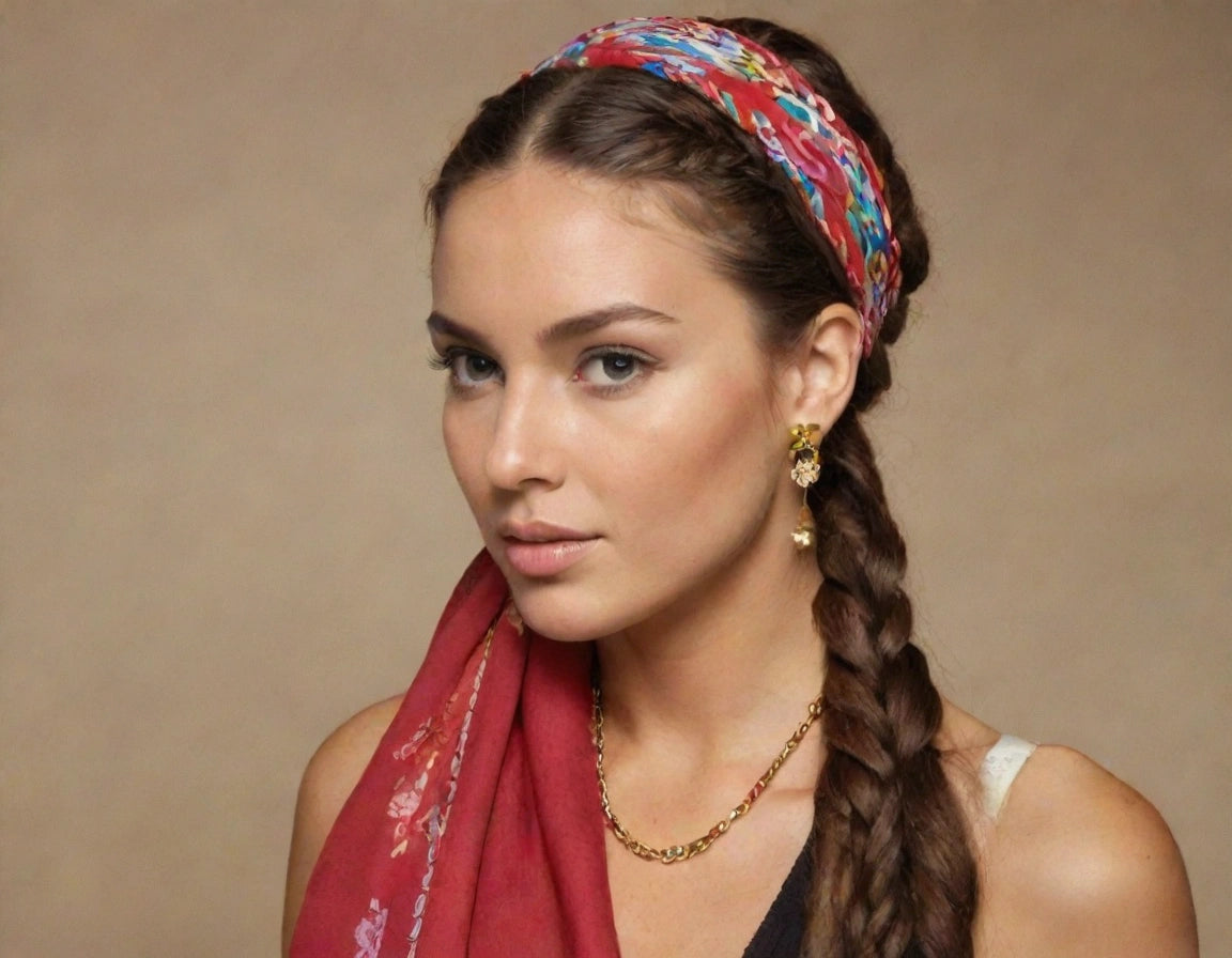 Foulard natte