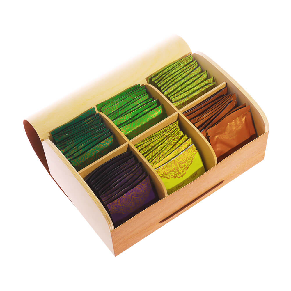 Elite Tea Gift Box, 60 Assorted Premium Tea Flavours in