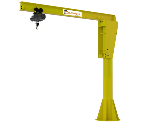 Foundationless jib crane