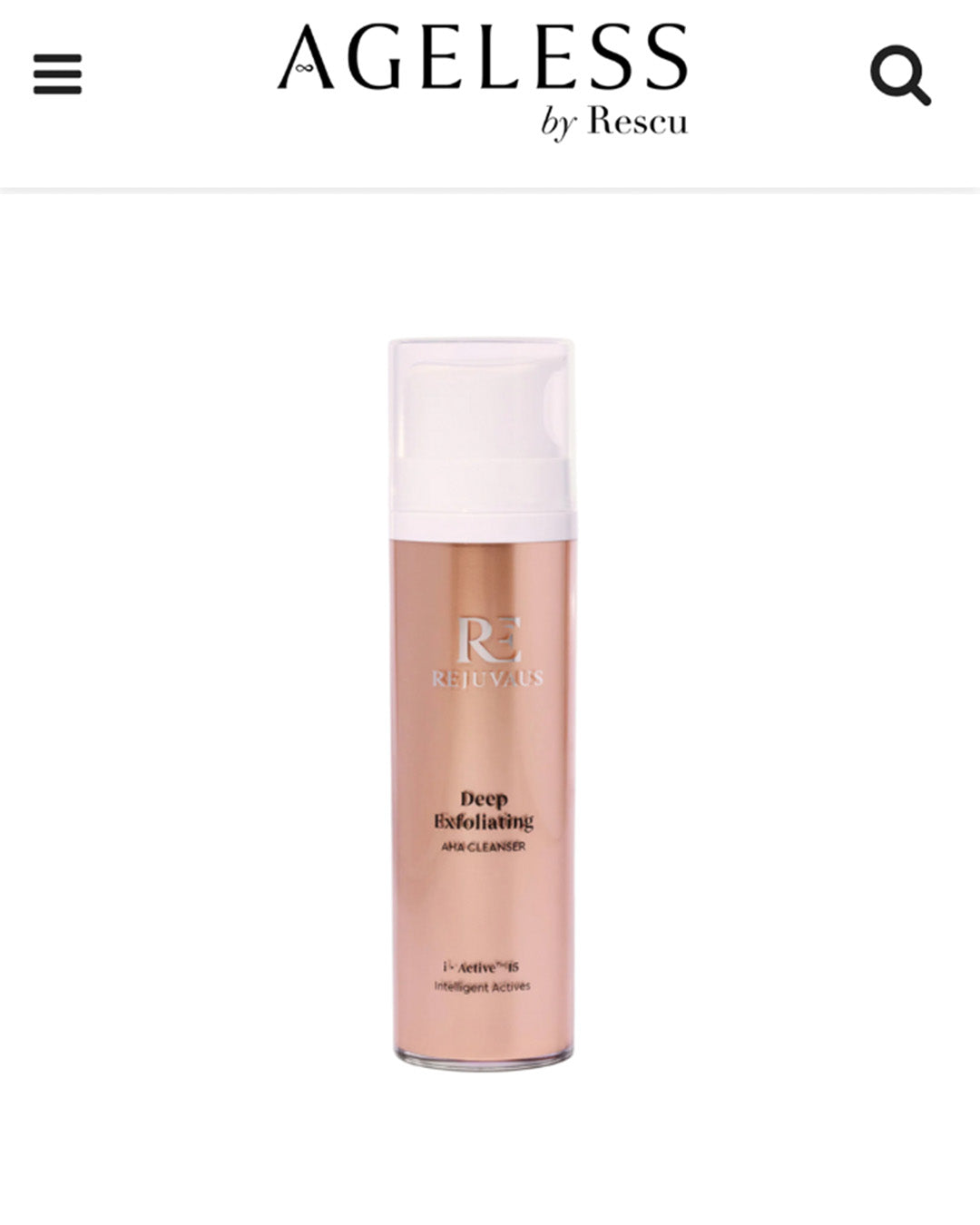 Deep Exfoliating Cleanser - Rejuvaus