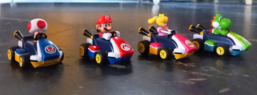 Mini Mario Kart - Participe à la construction d'un circuit pour voitures téléguidées Mario Kart sur L'île aux trésors