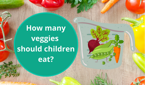 How many veggies should children eat? 