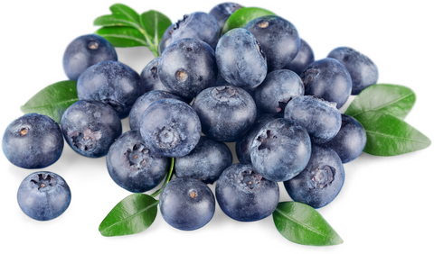 bunch of blueberries