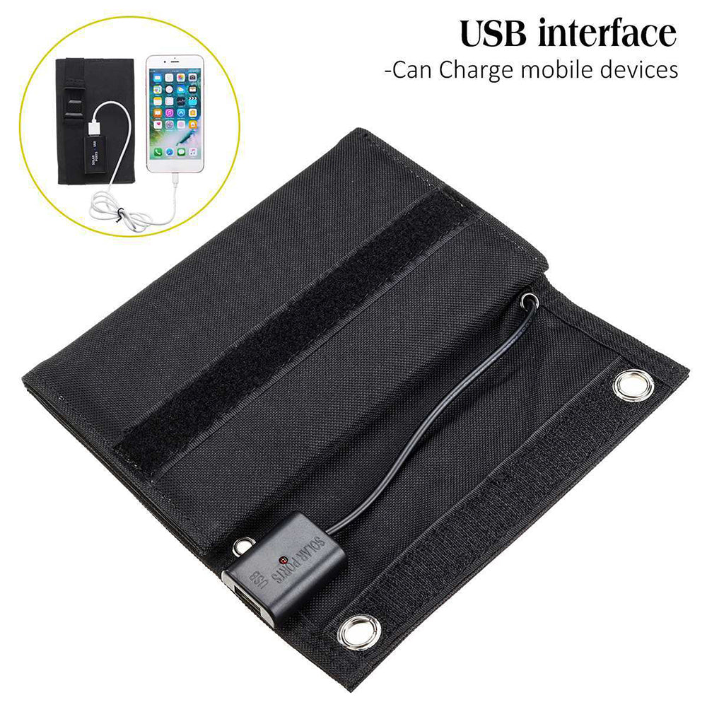 15W USB Portable Solar Panel Charger for Cell Phone