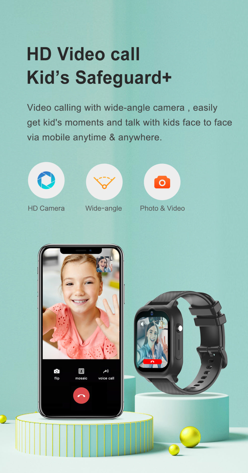 Kids Smart Calling Watch GPS