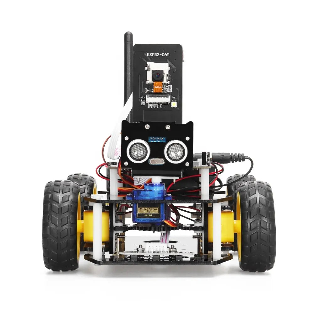 2024 Best-Selling Robot Programming Trolley Kit Combining STM32 and ESP32-CAM Programmed in C Language for Education