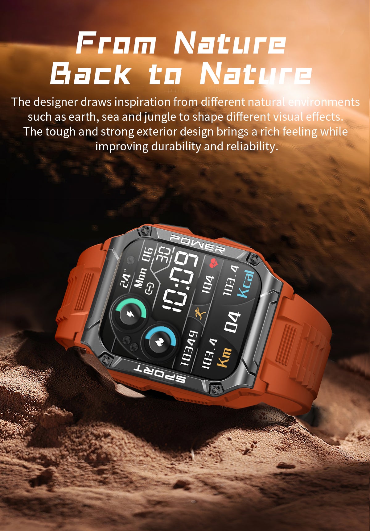 Rugged Tactical Smartwatch