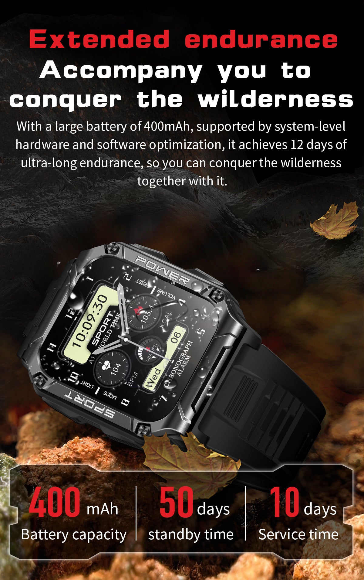 Rugged Tactical Smartwatch