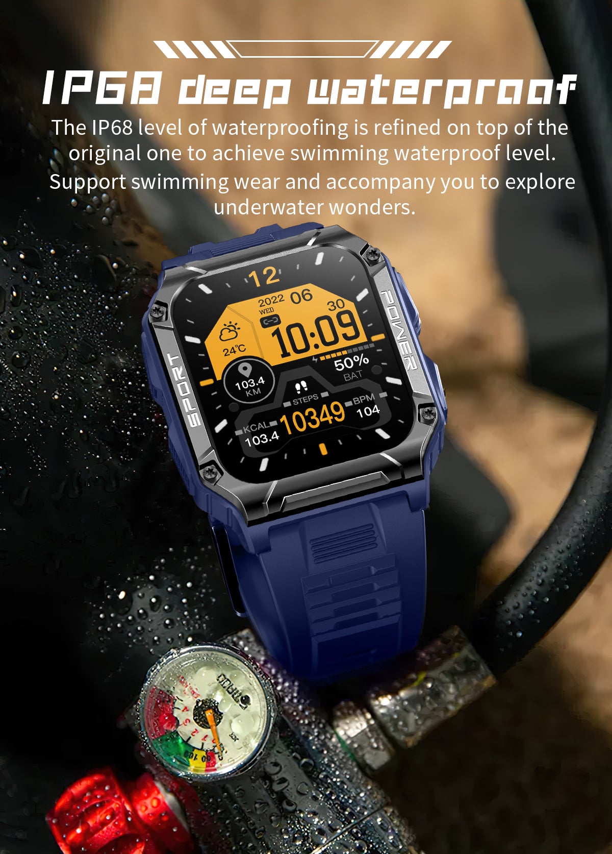 Rugged Tactical Smartwatch