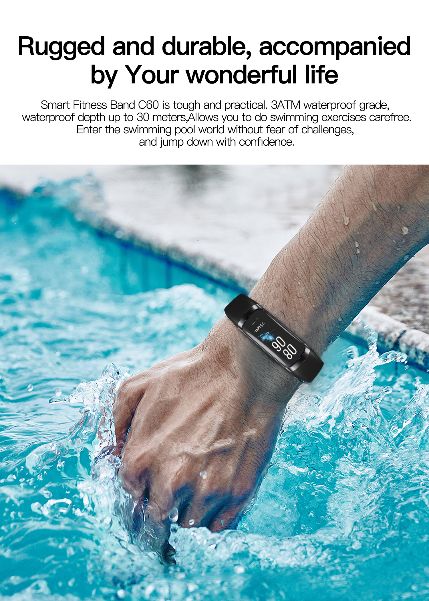 Blood Oxygen Sleep Tracker Sport Bracelet