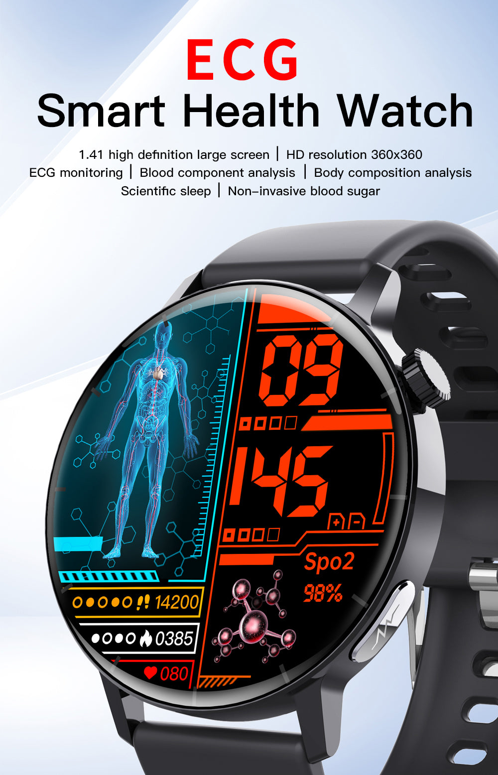 ECG monitor Smart Watch