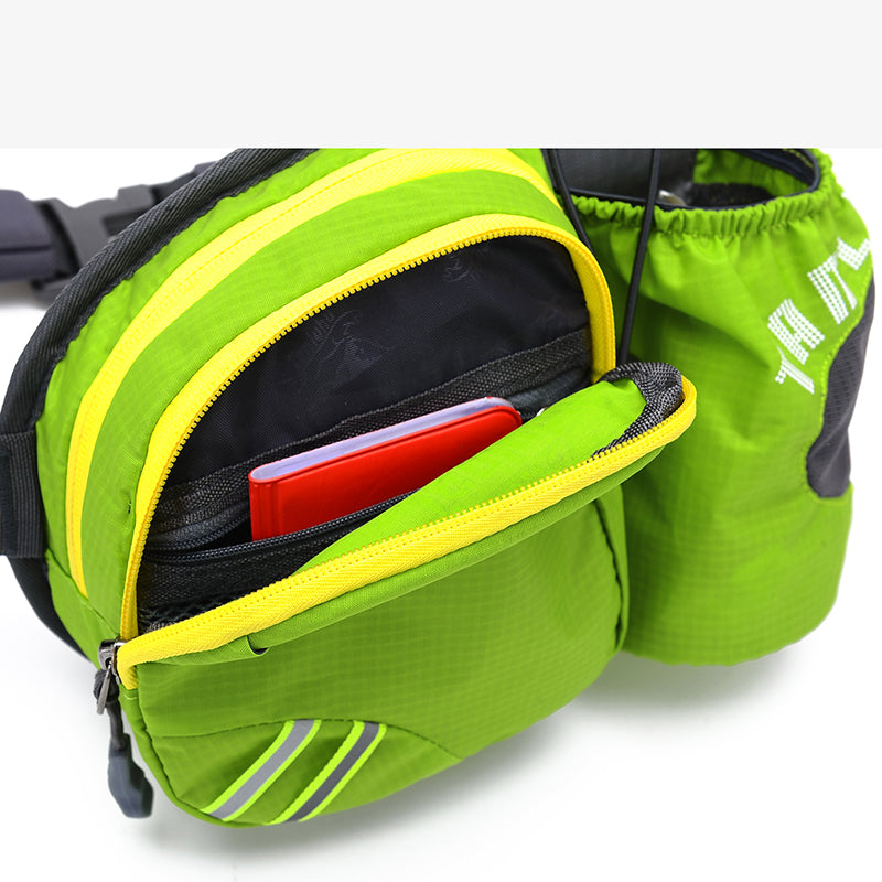 Wautton Womens Outdoor Waist Pack With Bottle Holder