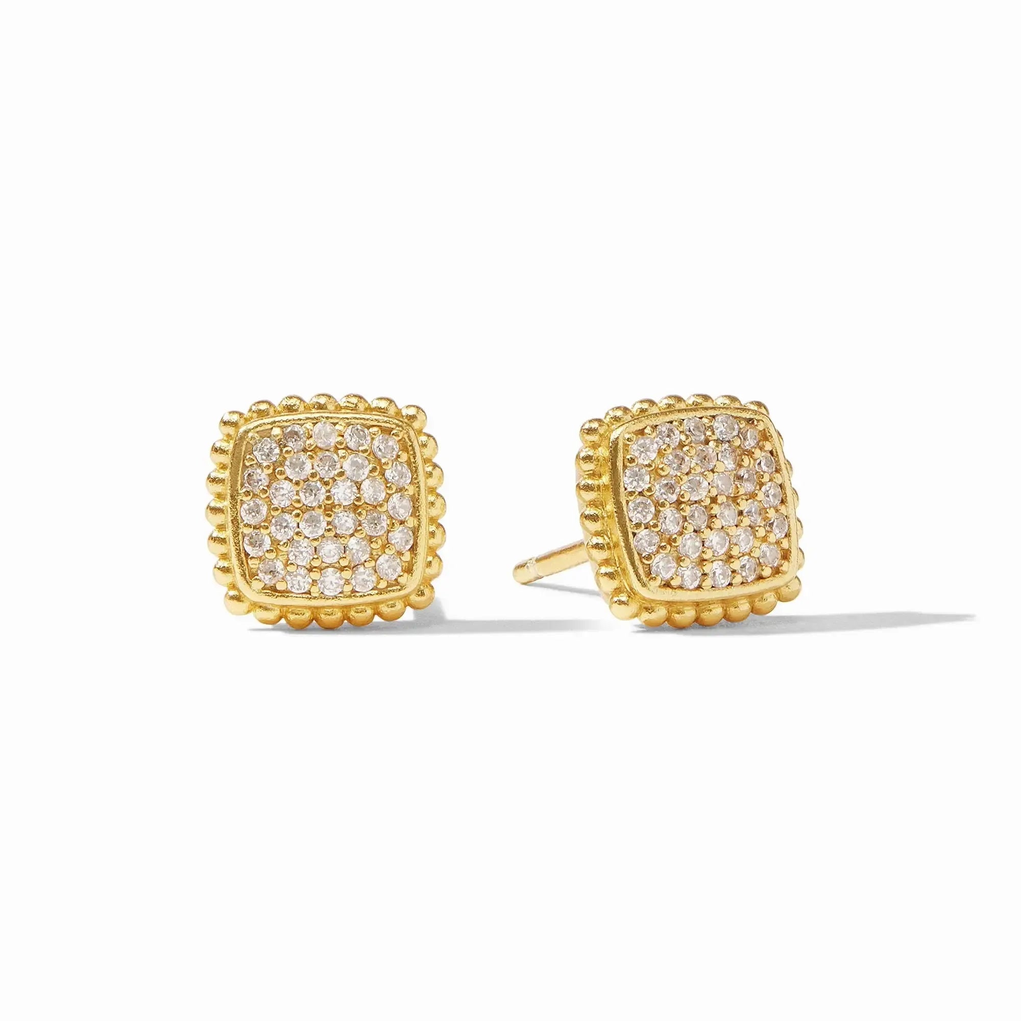 Noel Pavé Stud Earrings