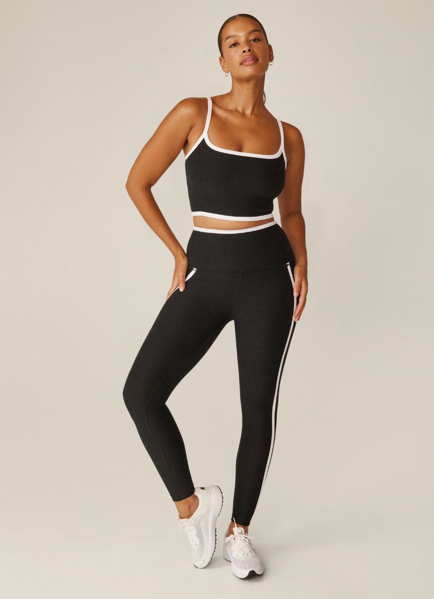 Beyond Yoga  New Moves High Waist Legging (Darkest Night) – relevé