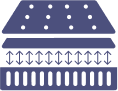 High density foam