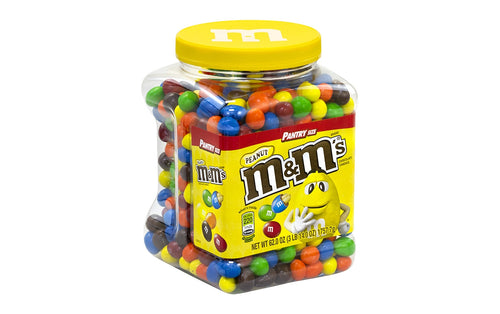 M&M'S Peanut Chocolate Limited Edition Candy Party Size Bag,  Yellow 300g
