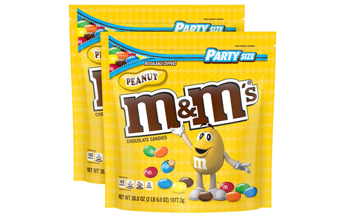 M & M Chocolate Candies, Peanut - 48 pack, 1.74 oz packs