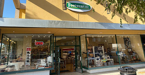 San Mateo, California Footwear etc. Location