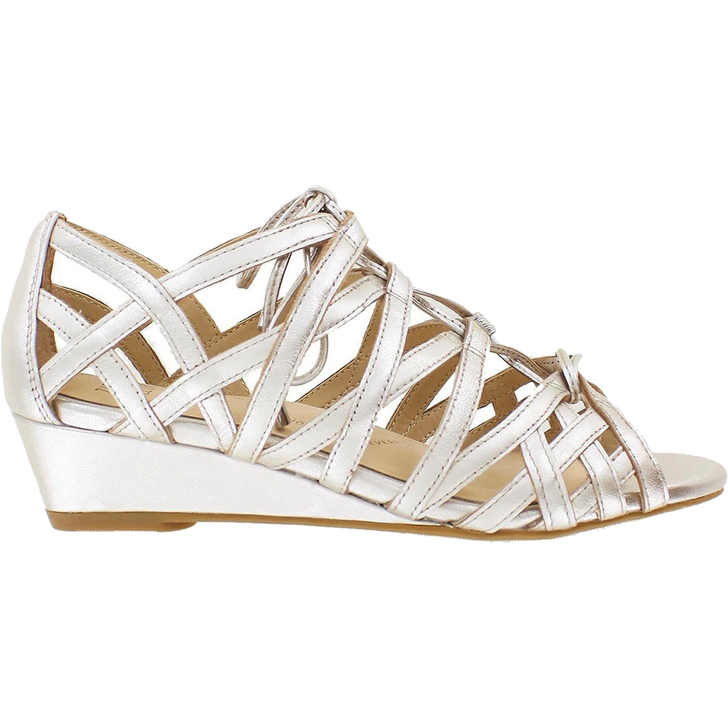 Ziera Kalista Rose Gold | Women's Wedge Heel Sandals | Footwear etc.