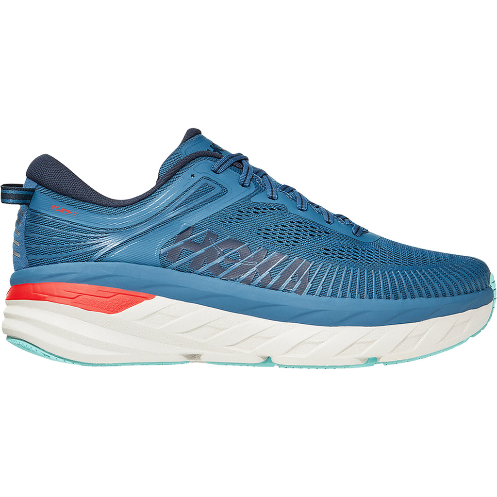 Hoka Bondi 7 Real Teal | Men's Running Shoes | Footwear etc.