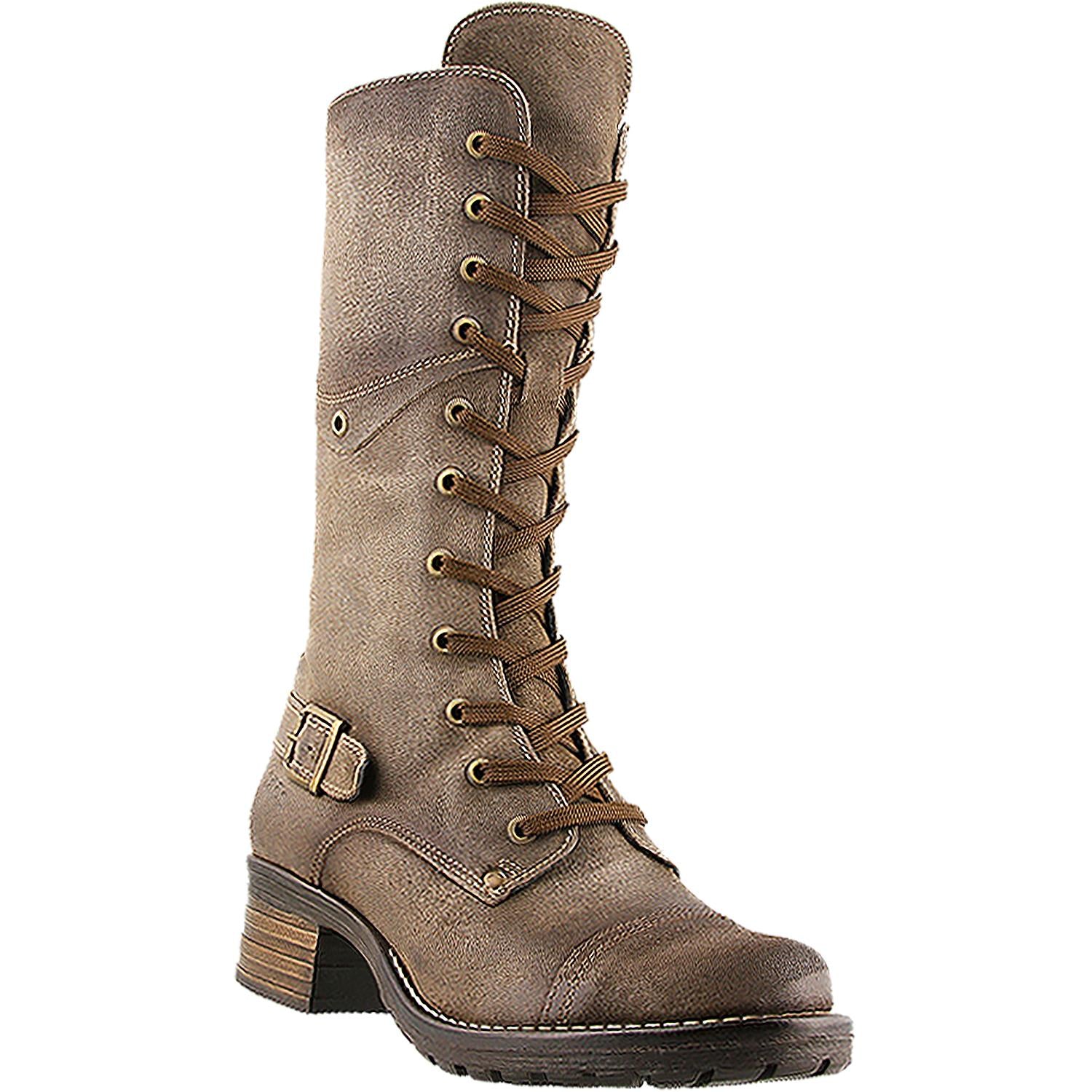 Women's Taos Tall Crave Smoke Rugged Leather – Footwear etc.