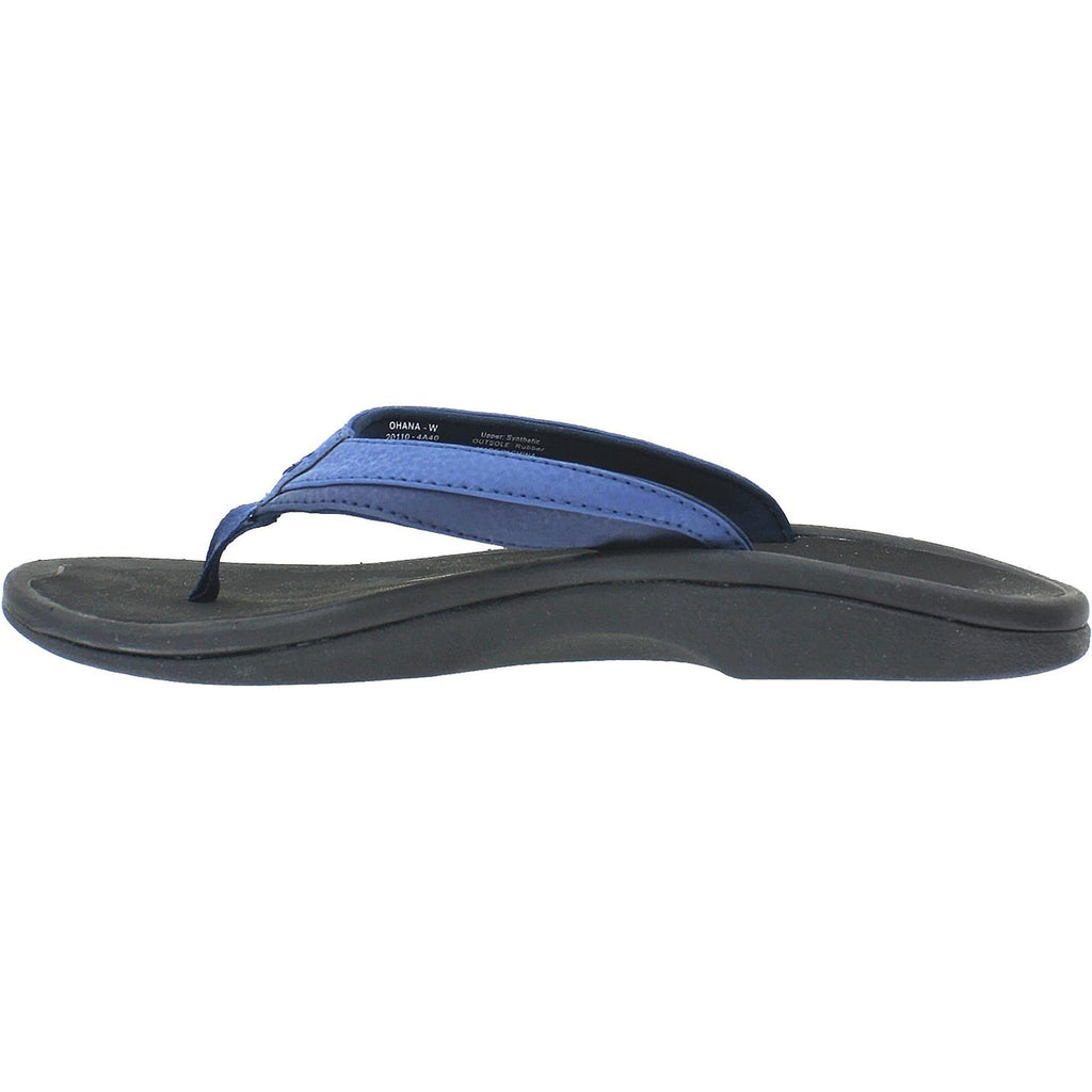 Women's OluKai Ohana Blueberry/Black Synthetic – Footwear etc.