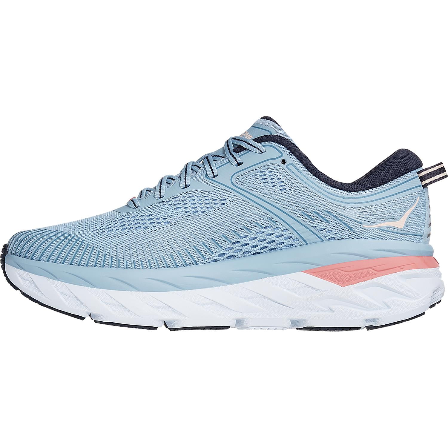 Women's Hoka One One Bondi 7 Blue Fog/Ombre Blue Mesh – Footwear etc.