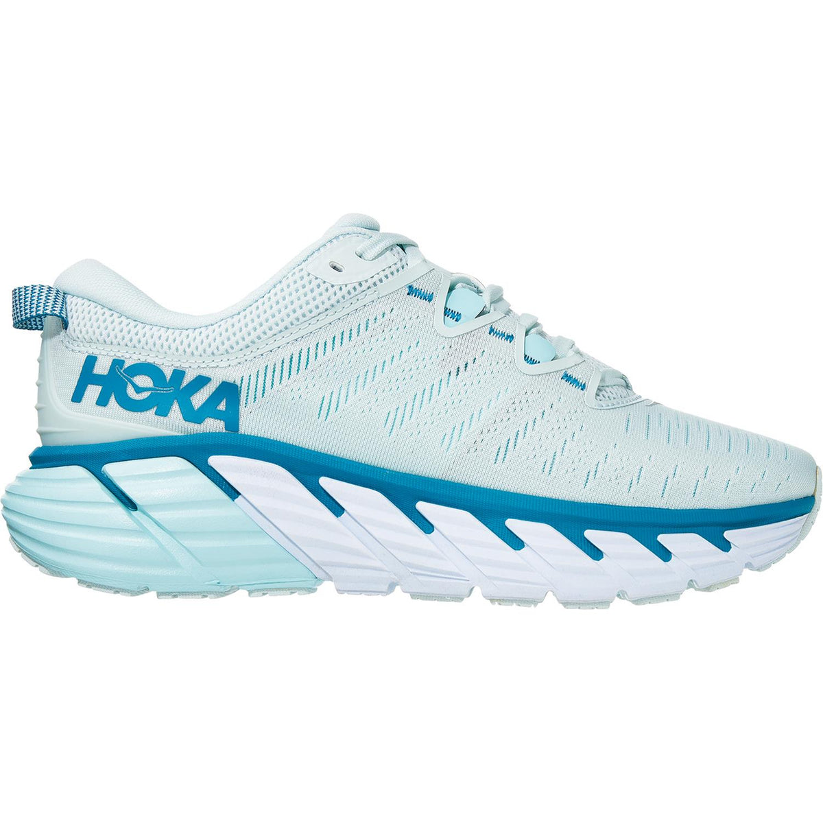 Women's Hoka One One Gaviota 3 Morning Mist/Blue Tint Mesh – Footwear etc.