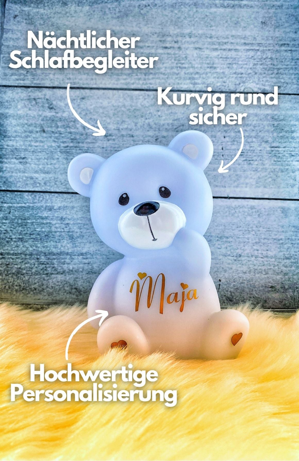 teddy licht nachtlicht nachtlampe geschenkidee für kinder