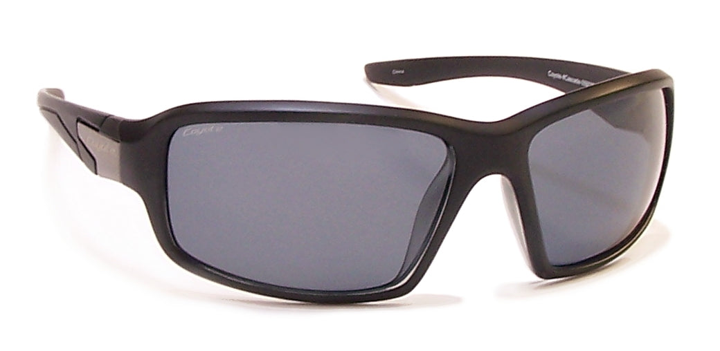 Coyote Eyewear 680562021332 Twisted Polarized Street & Sport Sunglasses Black & Gray Silver Mirror